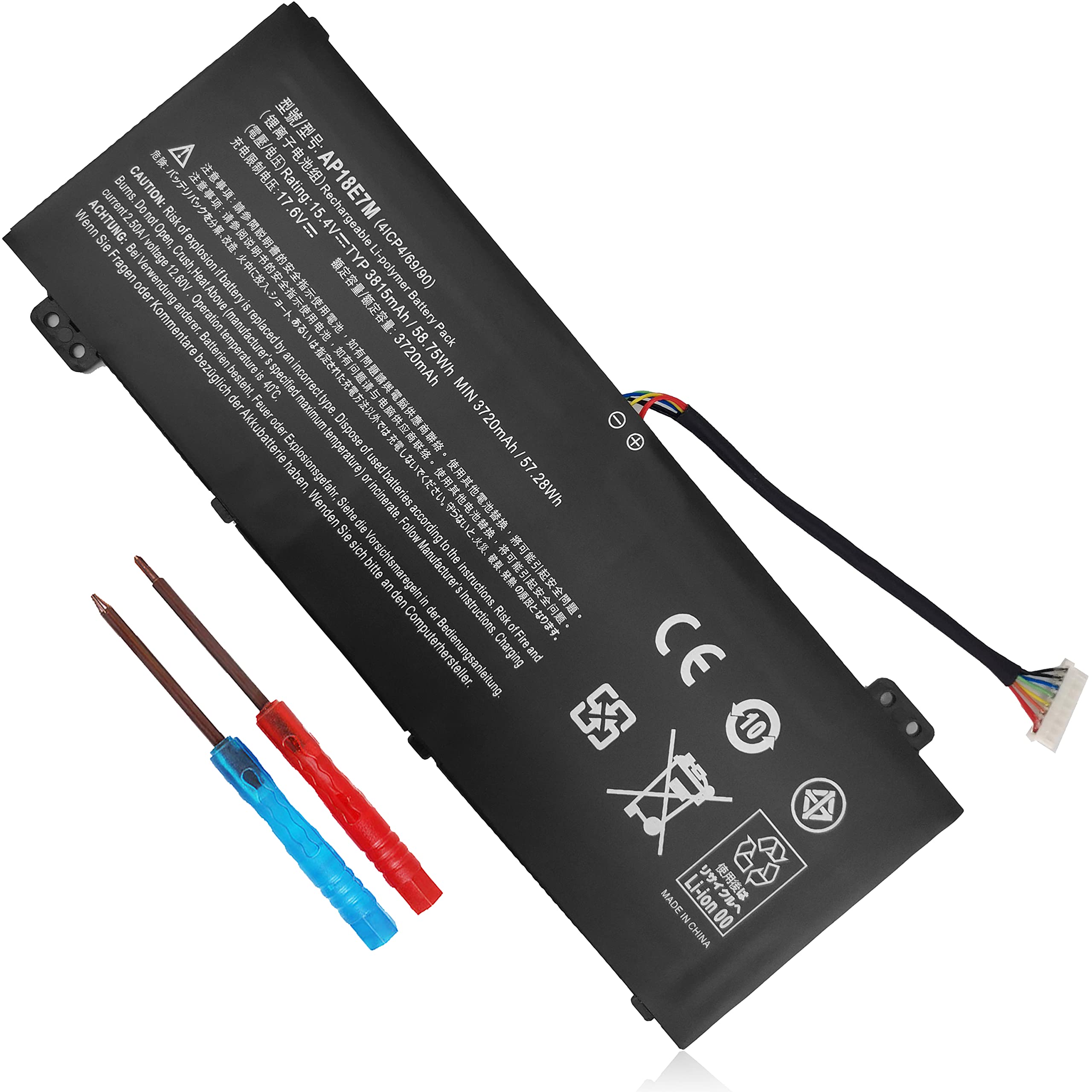 Amazon.com: AP18E7M AP18E8M Battery for Acer Nitro 5 7 AN515-54